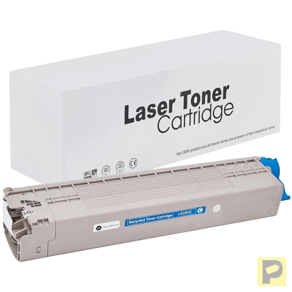 Toner for Oki | 45862839 | rem. | cyan | 7300 pag. | neutral box