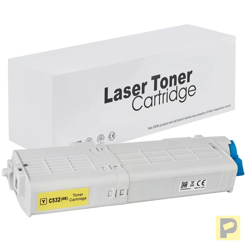 Toner for Oki | 46490605 | yellow | 6000 pag. | neutral box