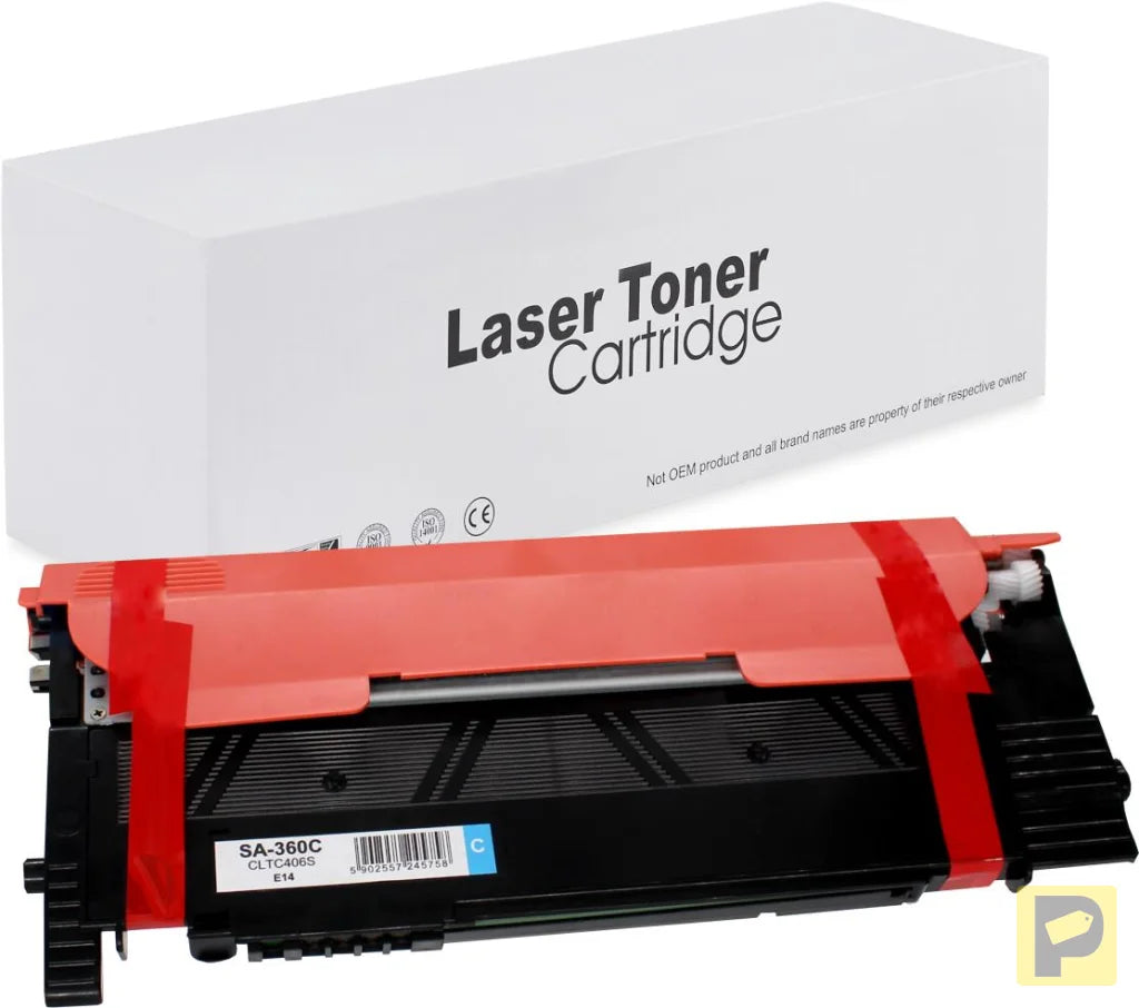 Toner for Samsung | CLTC406S | cyan | 1000 pag. | neutral box