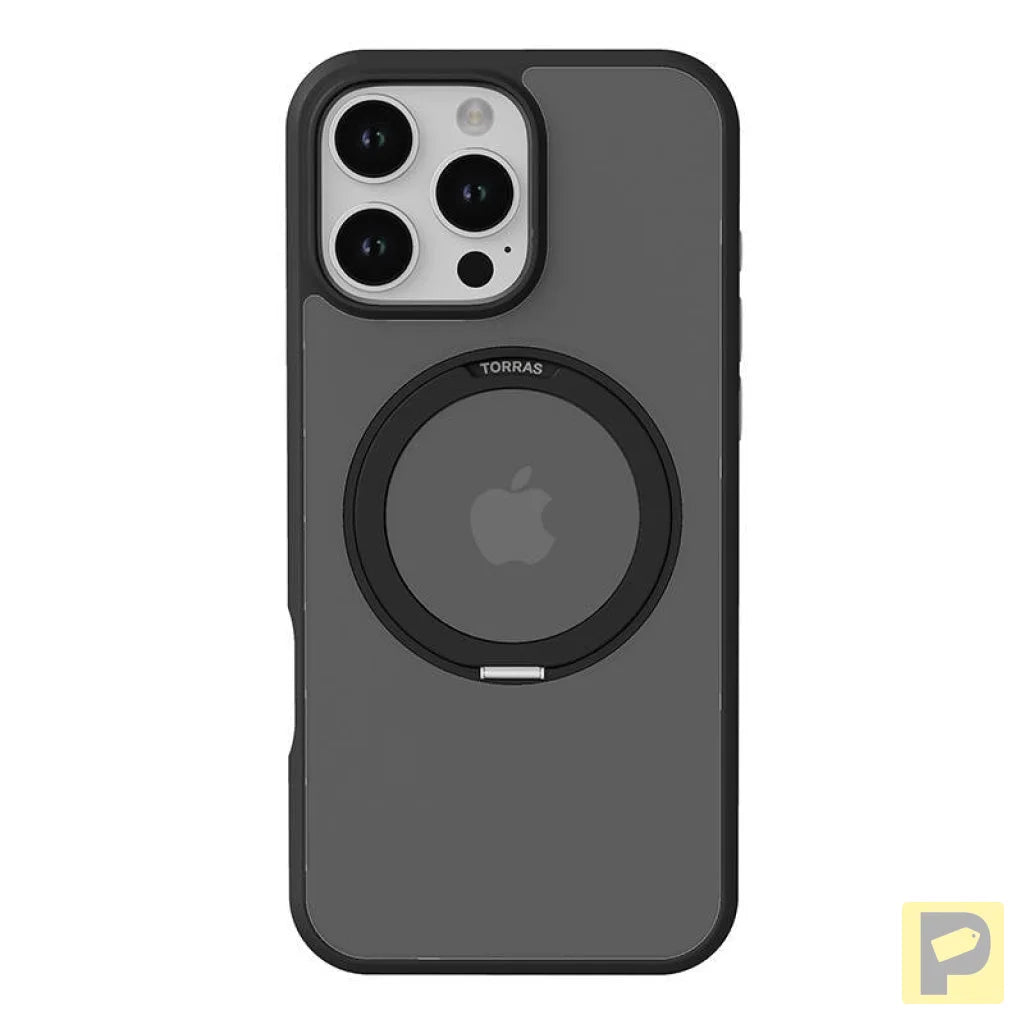 Torras Ostand Pro Case for iPhone 16 ProMax (Black)