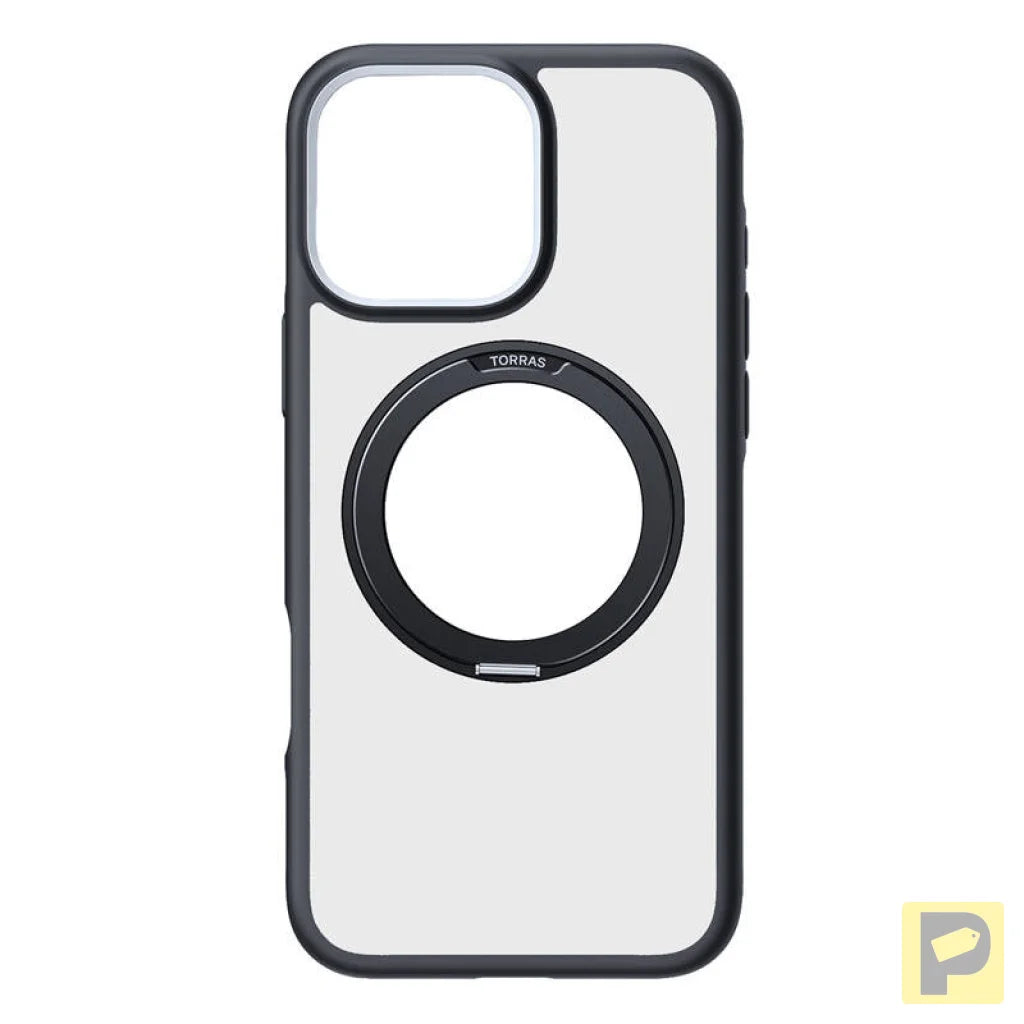 Torras Ostand R Fusion Case for iPhone 16 Pro (Black)