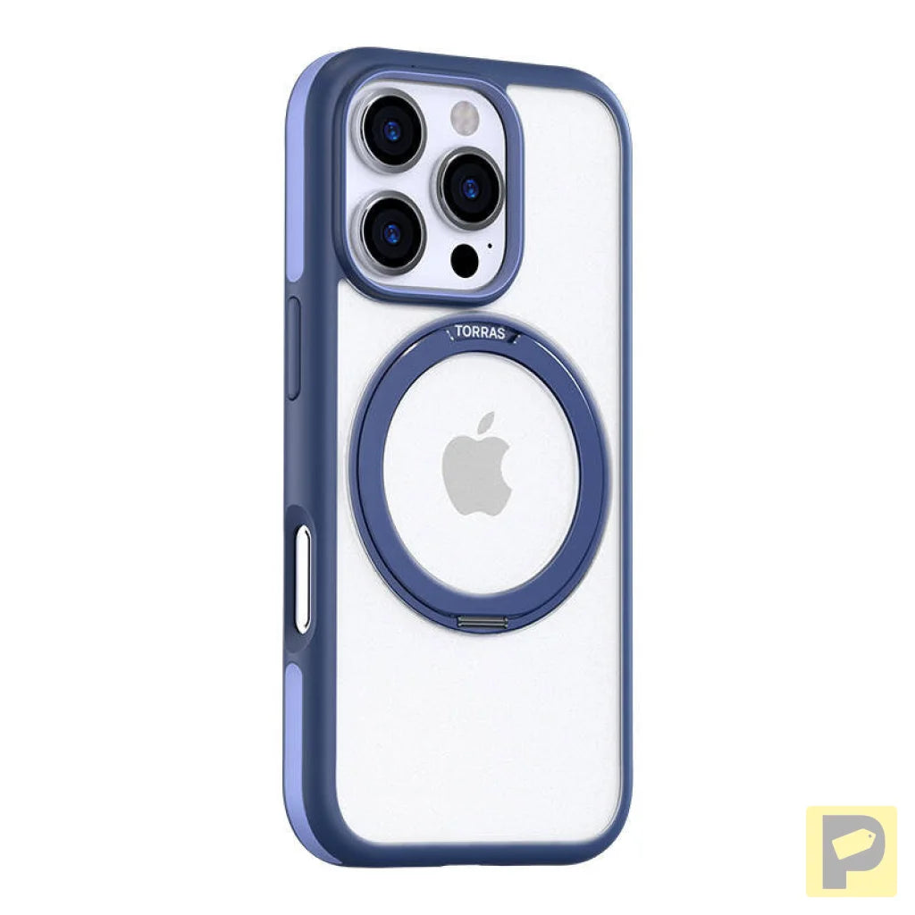 Torras Ostand R Fusion Case for iPhone 16 Pro Max (Blue)