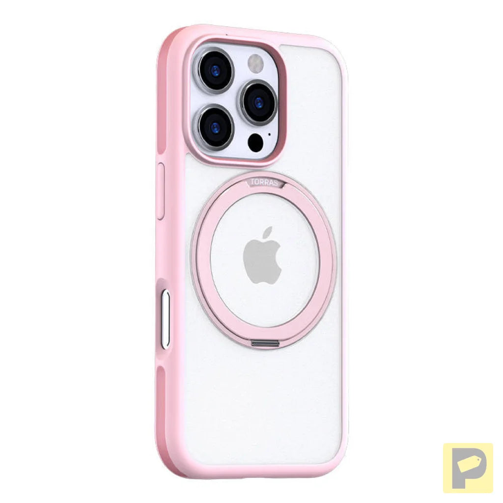 Torras Ostand R Fusion Case for iPhone 16 ProMax (Pink)