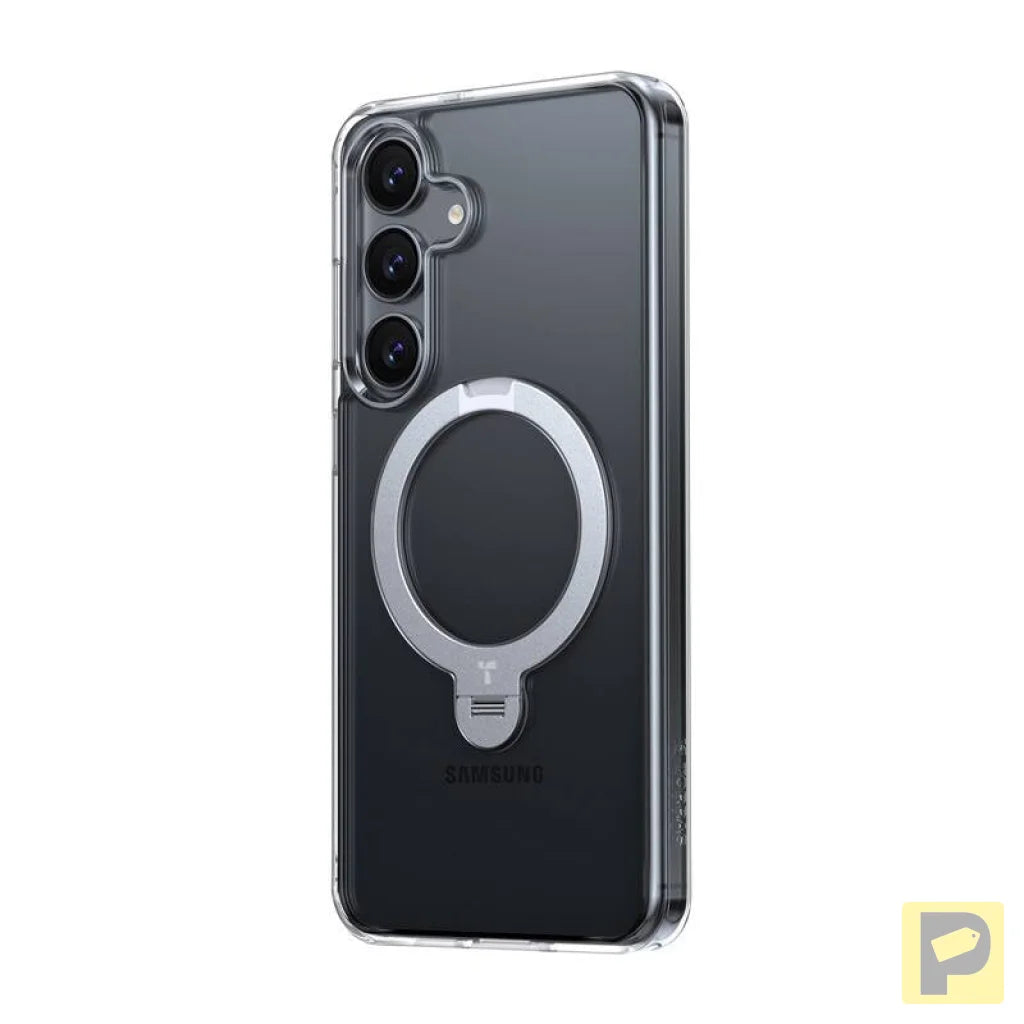 Torras Ostand Spin Series phone case for Samsung S25 (transparent)