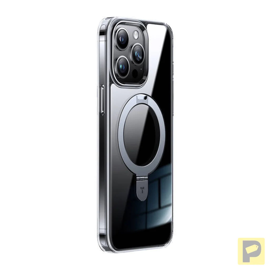 Torras phone case UPRO Ostand Clear for iPhone 15 PRO (transparent)