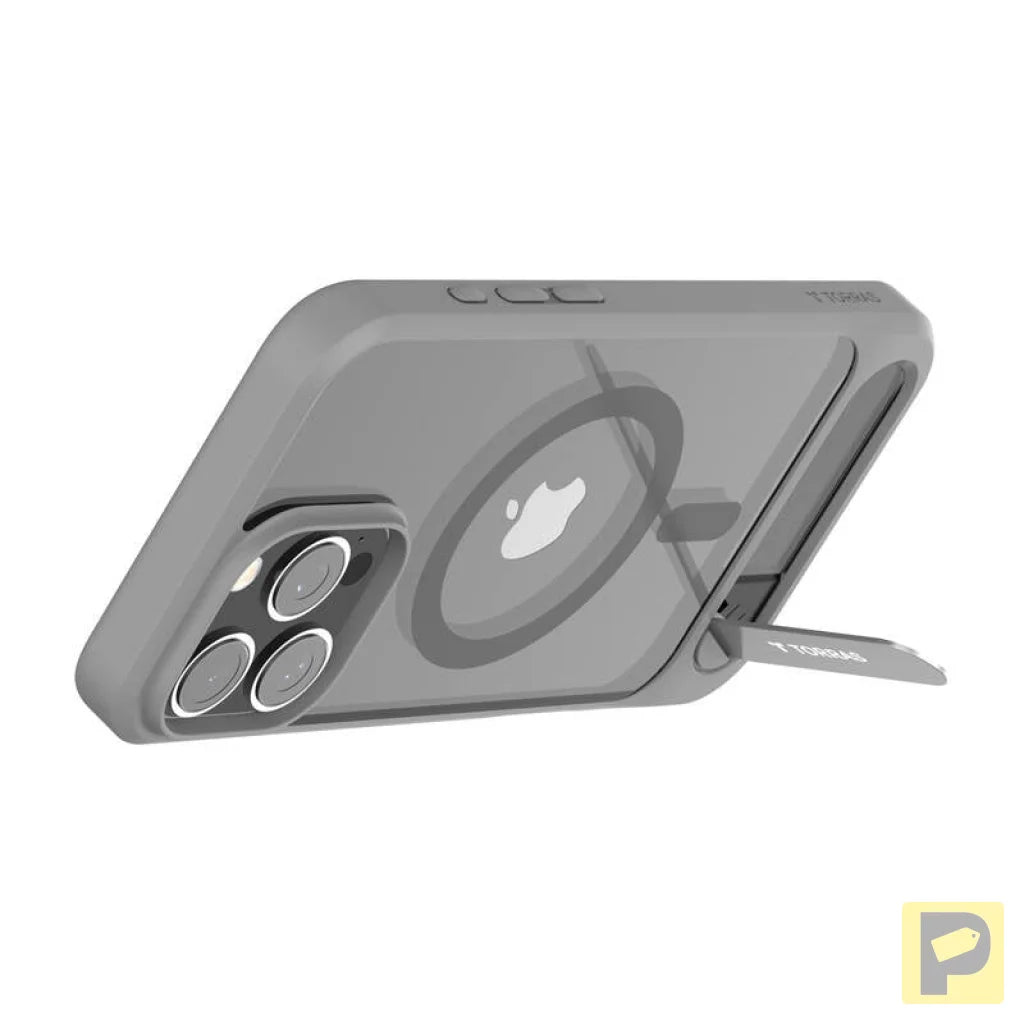 Torras Pstand Series Case for iPhone 16 Pro Max (gray)
