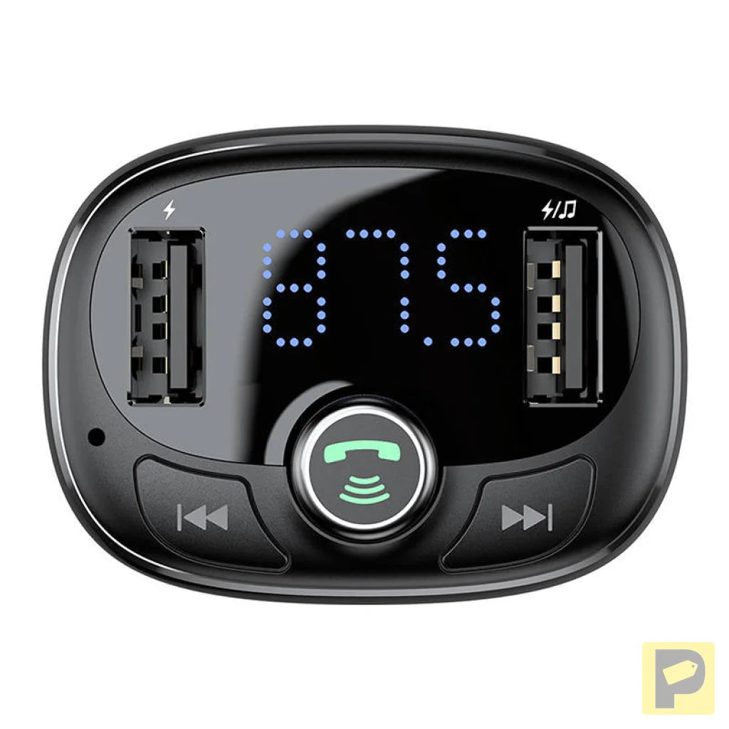 Transmitter FM Baseus T-typed S-09 Bluetooth (black)