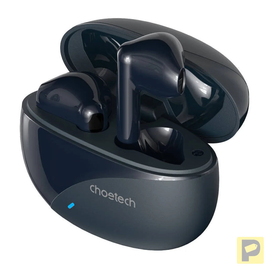 TWS Earphones Choetech BH-T24 Stereo Sound DNS (dark blue)