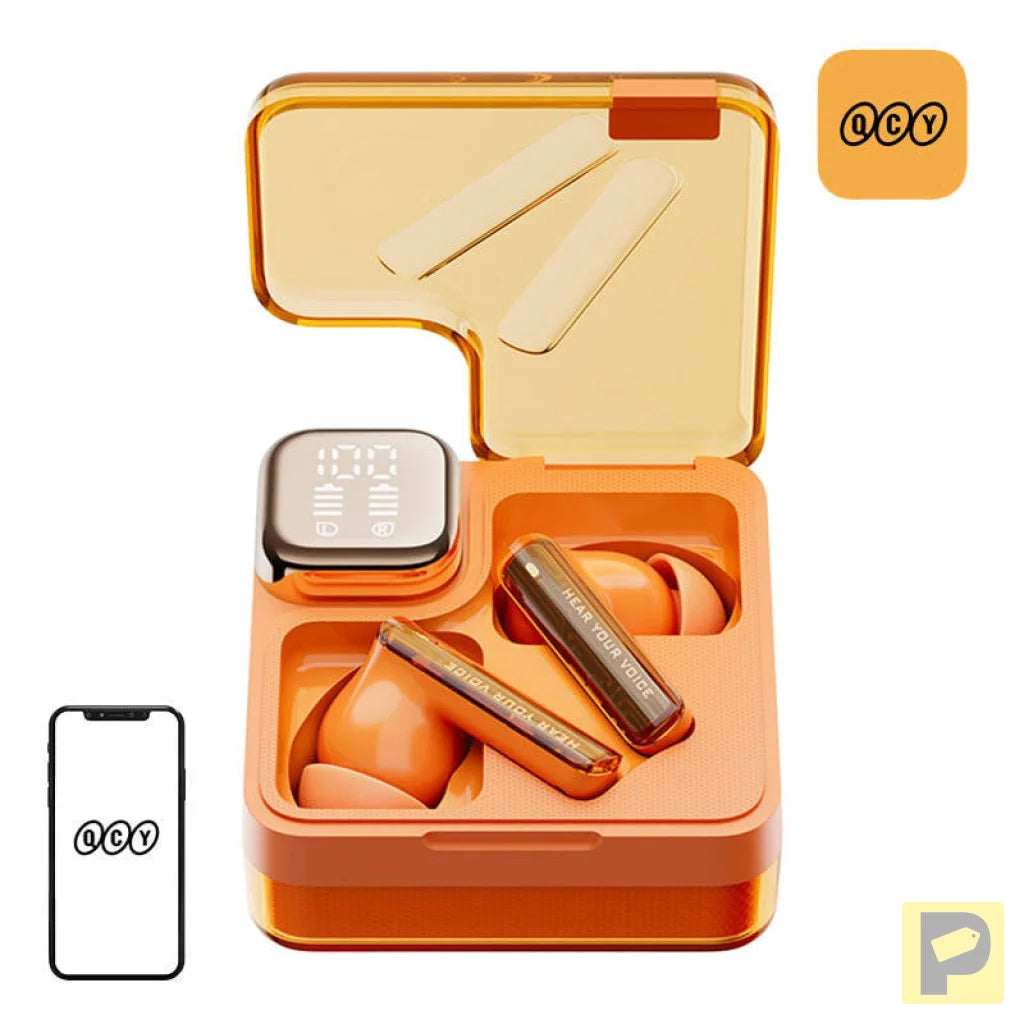 TWS QCY MeloBuds Neo T31 headphones (orange)