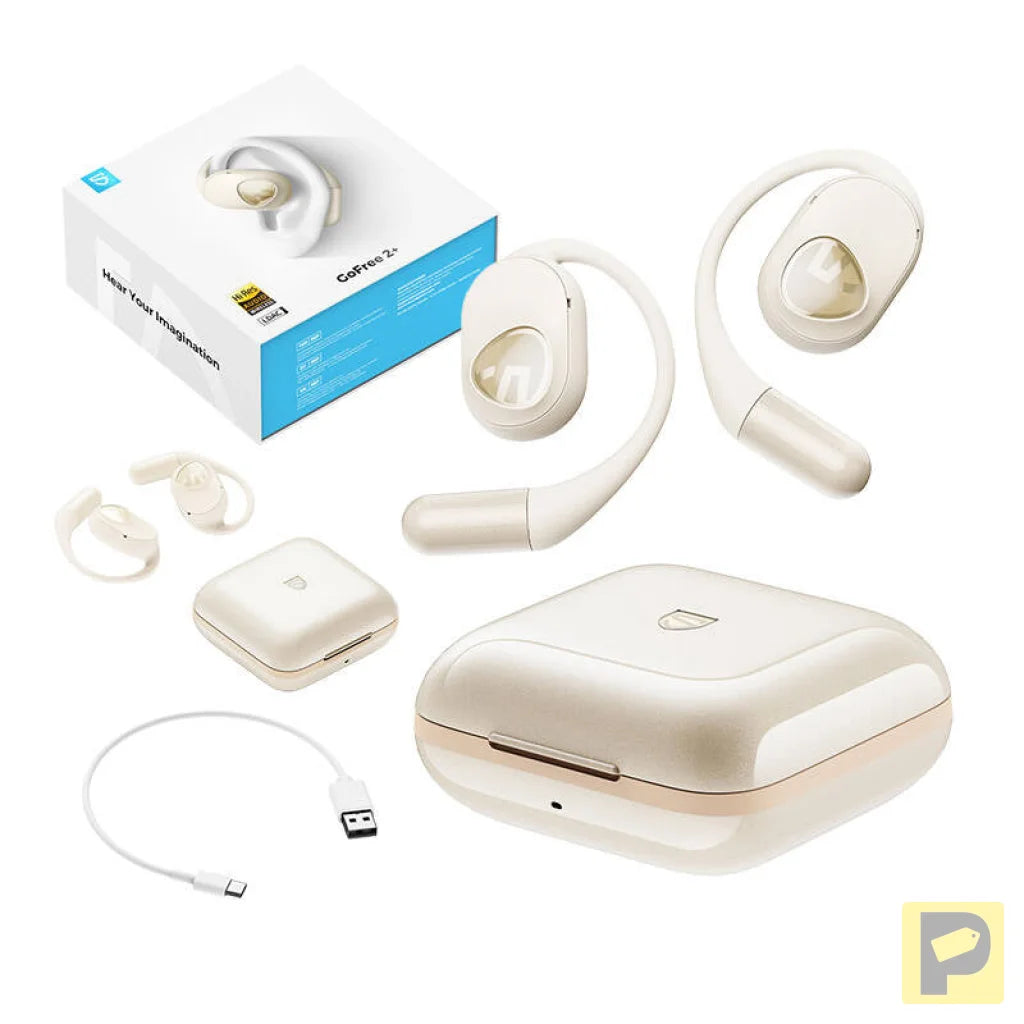 TWS Soundpeats GoFree2+ headphones (white)