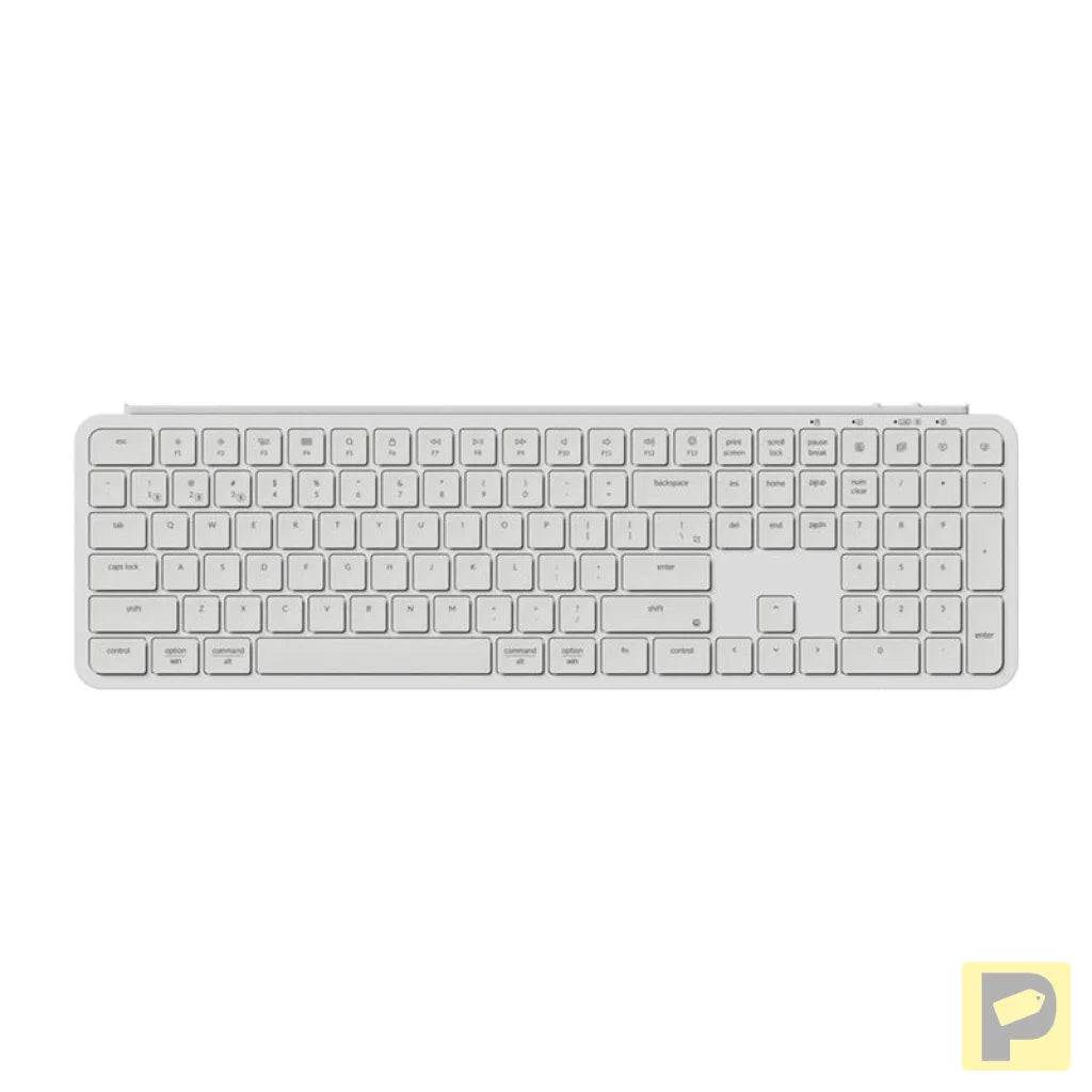 Ultra Slim Keychron B6 Pro 2.4G Wireless Keyboard (White) [B6P-K8].