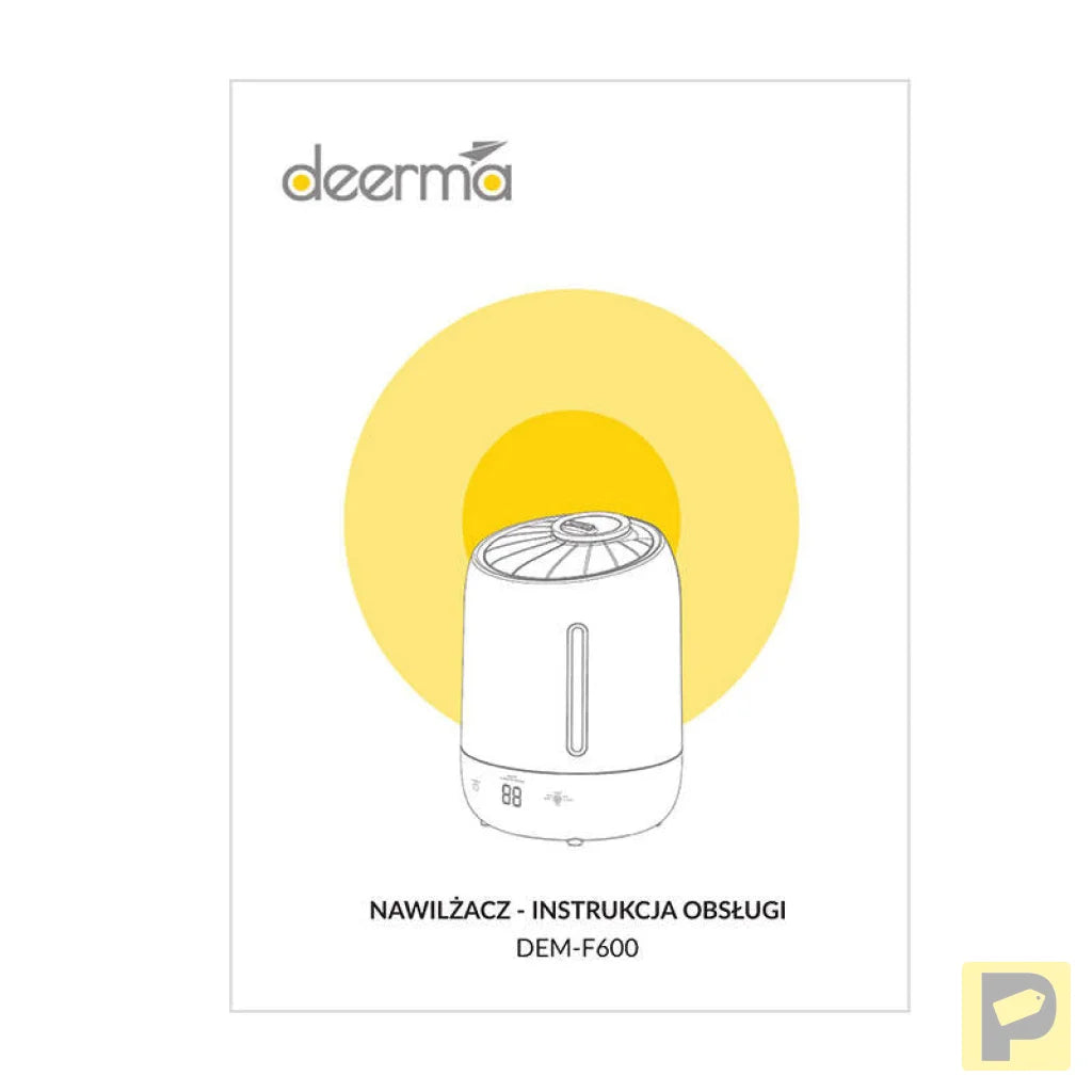 Ultrasonic humidifier Deerma F600 black