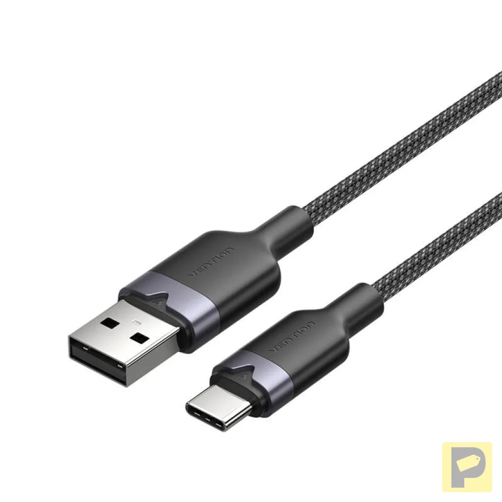 USB 2.0 A to USB-C 3A cable Vention CTNBF 1 M (black)
