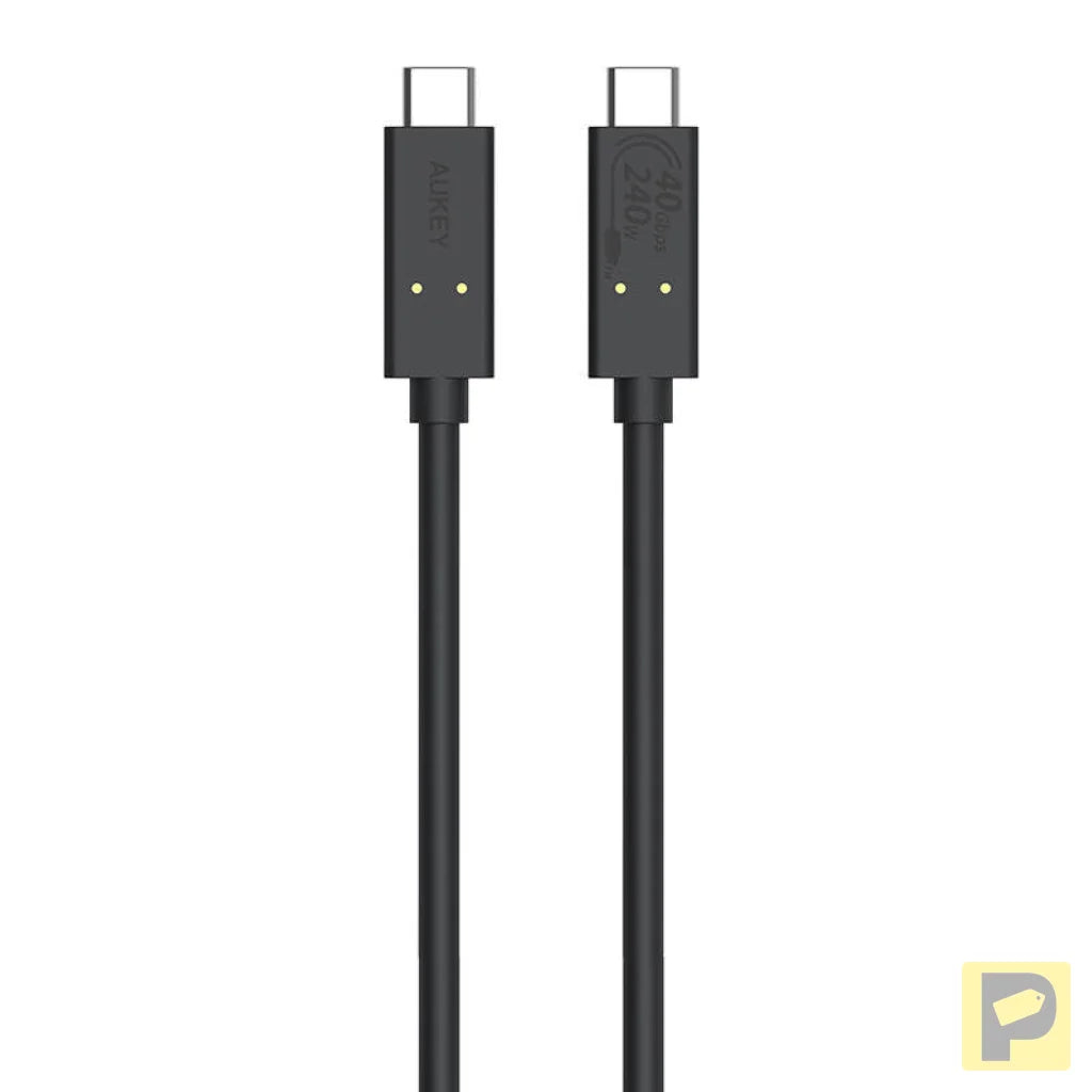 USB-C to USB-C Cable Aukey, CB-TCC241, 240W, 0.8m (black)