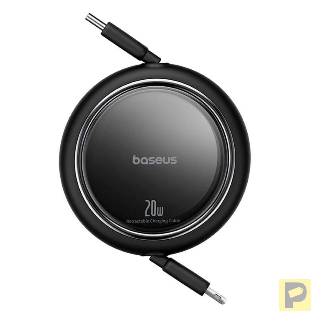 USB Cable Baseus Free2Pull USB-C to iP 20W 1m (black)