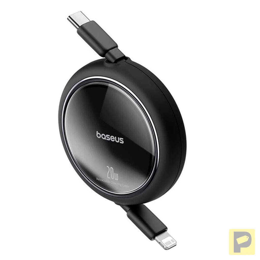 USB Cable Baseus Free2Pull USB-C to iP 20W 1m (black)