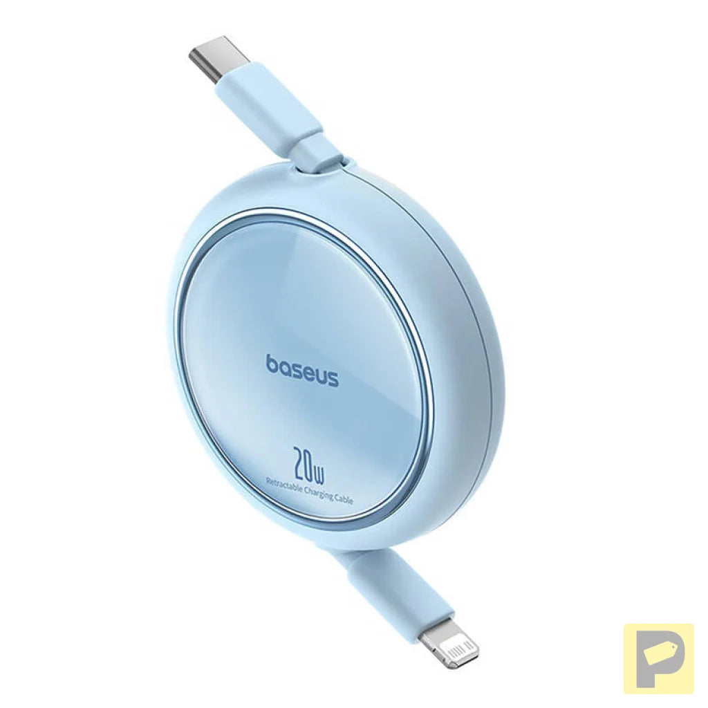 USB Cable Baseus Free2Pull USB-C to iP 20W 1m (blue)