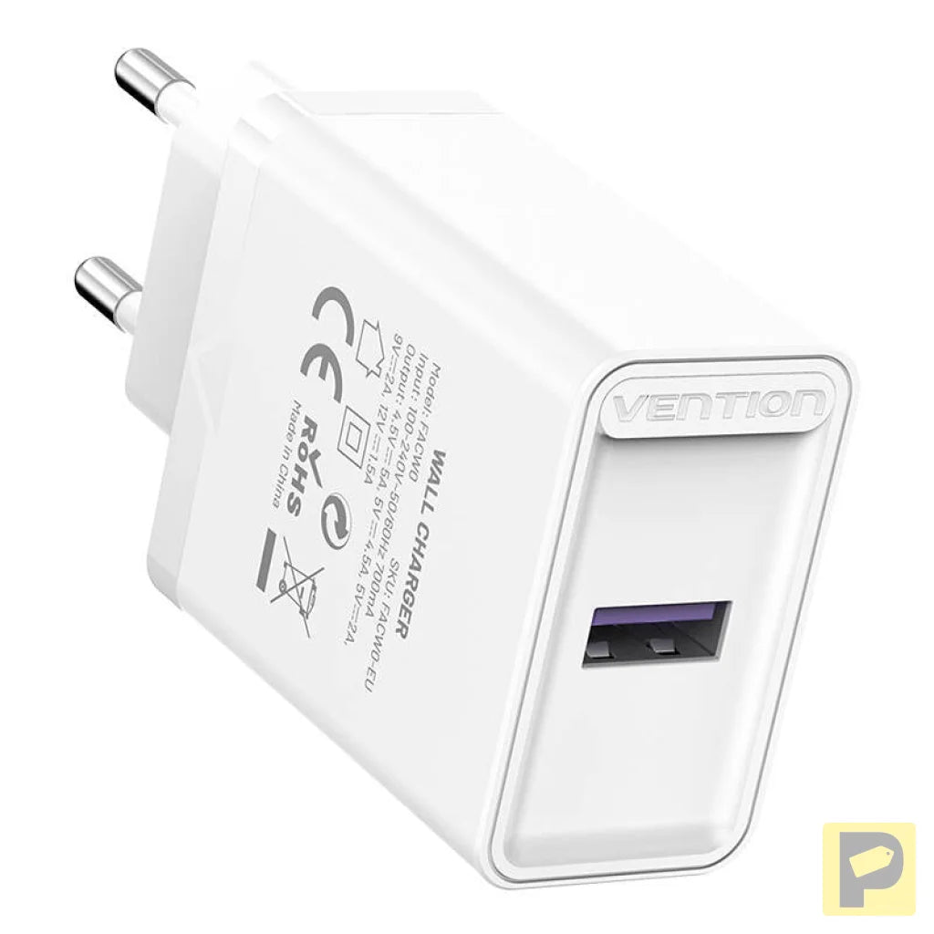 Vention FACW0-EU USB Charger 22.5W (white)