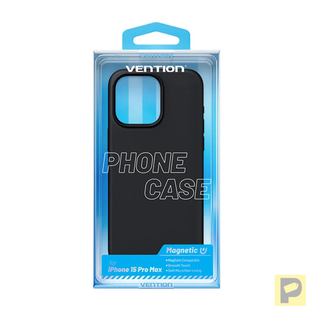 Vention KUFB0-40 Silicone Case for iPhone 15 Pro Max (black)