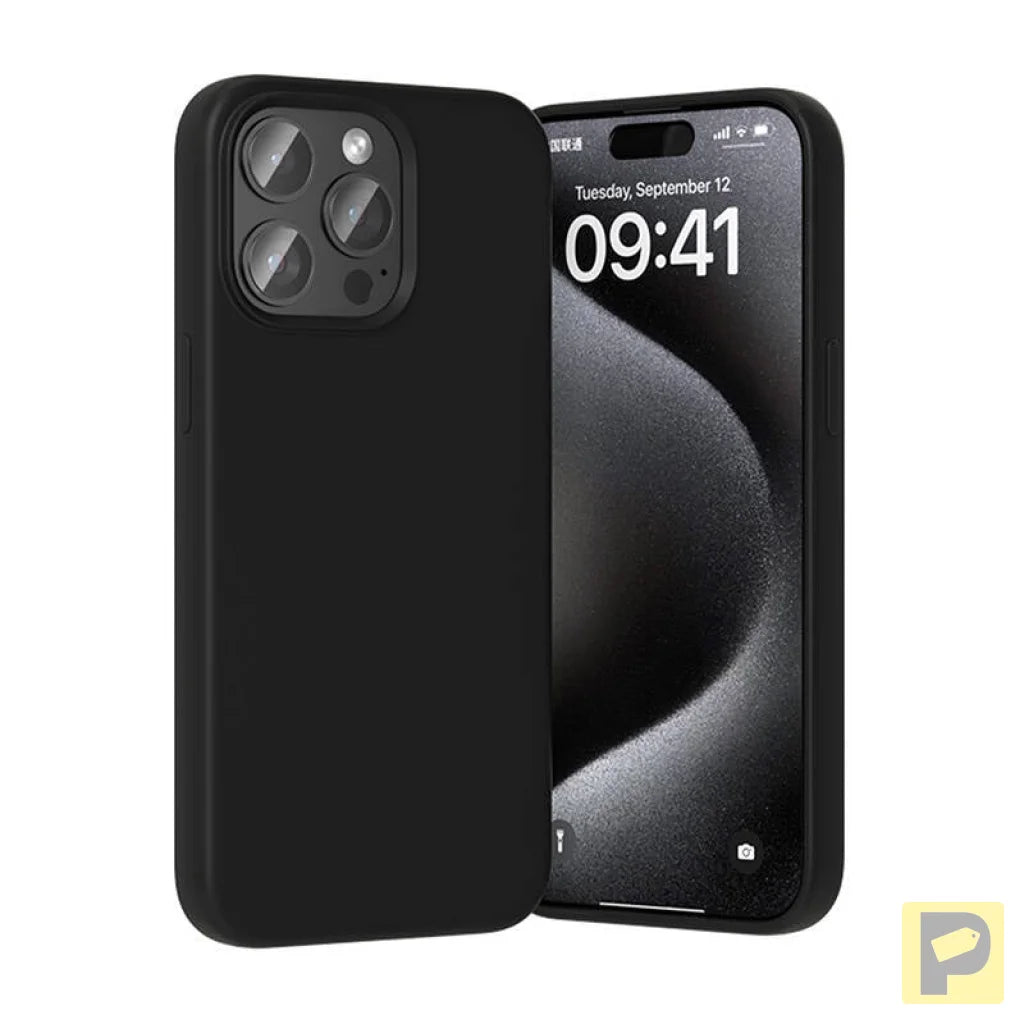Vention KUFB0-40 Silicone Case for iPhone 15 Pro Max (black)