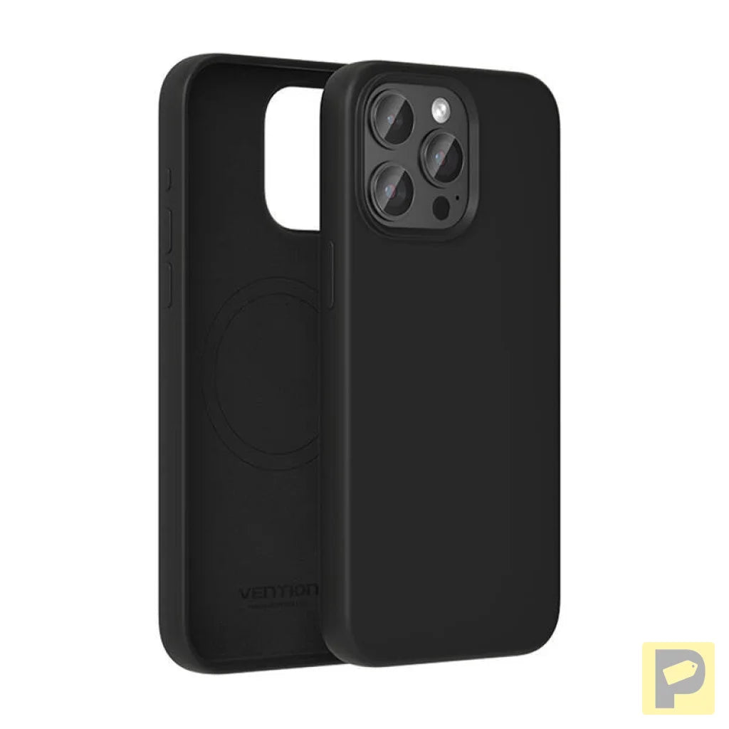 Vention KUFB0-40 Silicone Case for iPhone 15 Pro Max (black)
