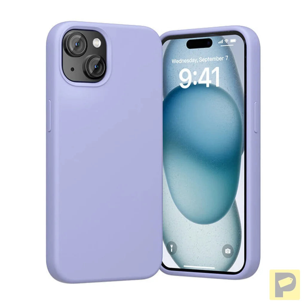 Vention KUFV0-10 Silicone Case for iPhone 15 (purple)