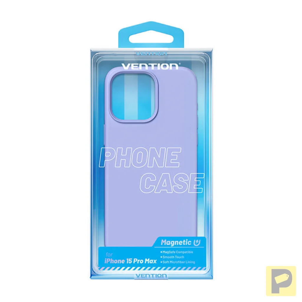 Vention KUFV0-40 Silicone Case for iPhone 15 Pro Max (purple)