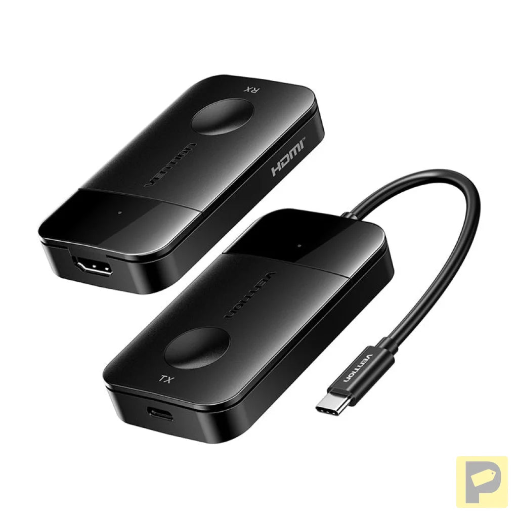 Vention USB-C to HDMI wireless transmitter/receiver 0.15m (black)