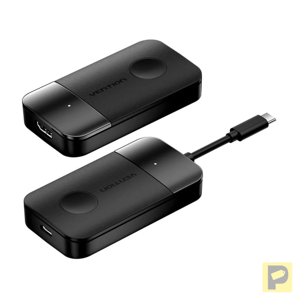 Vention USB-C to HDMI wireless transmitter/receiver 0.15m (black)