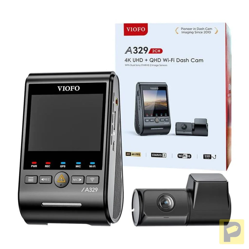 VIOFO A329 2CH 4K 60FPS + 2K WiFi, GPS