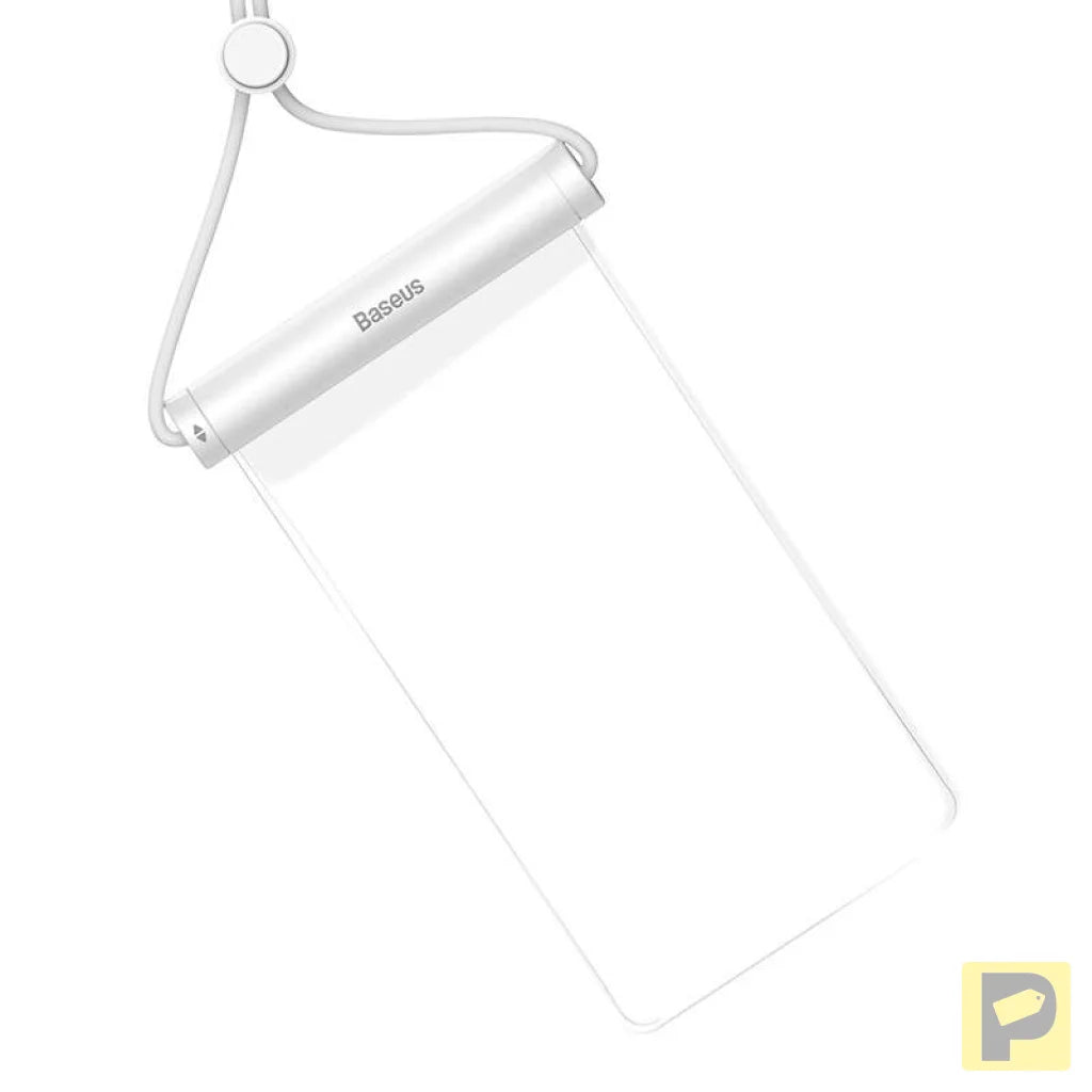 Waterproof phone case Baseus AquaGlide with Cylindrical Slide Lock (white)