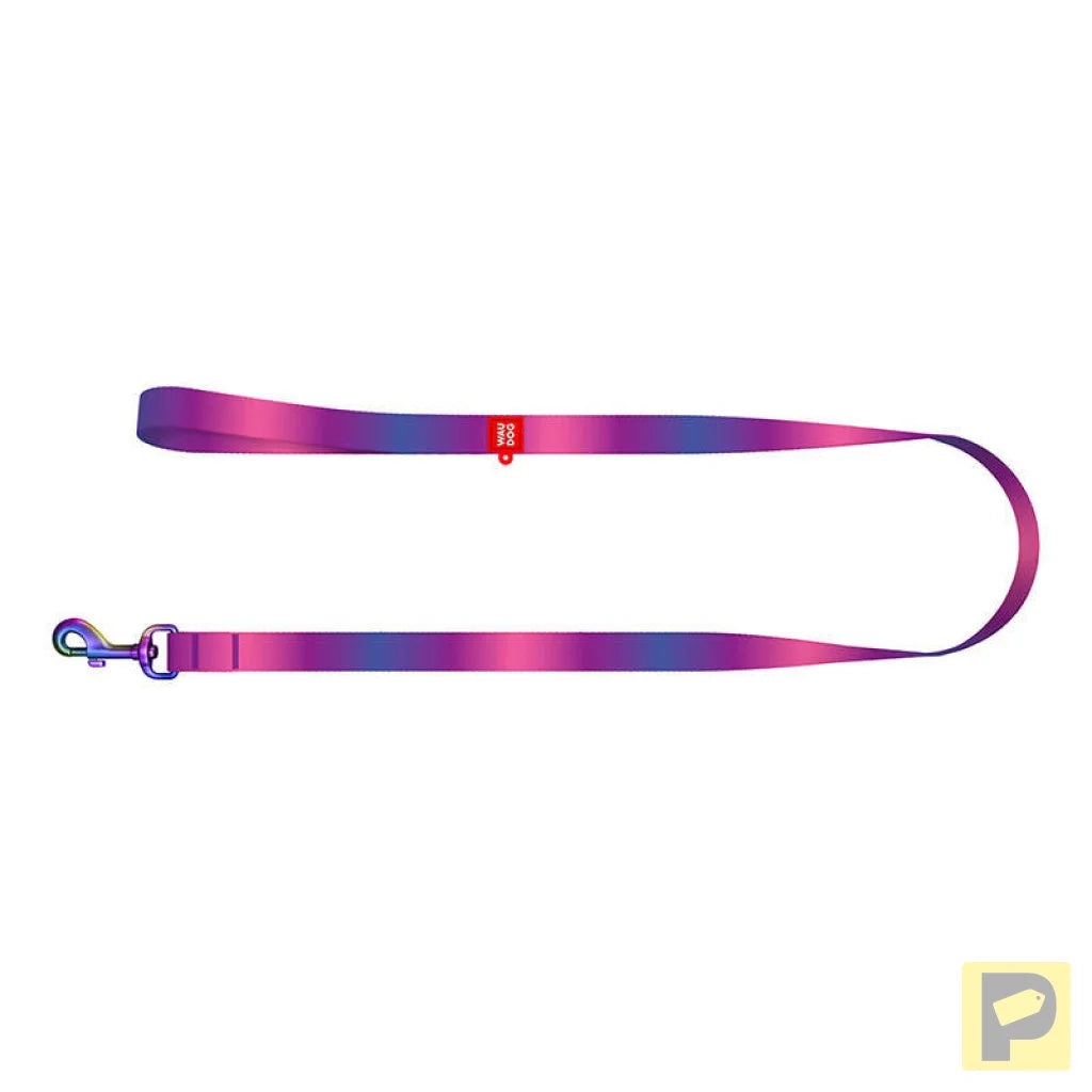 WAUDOG gradient nylon dog leash, length 122cm, purple
