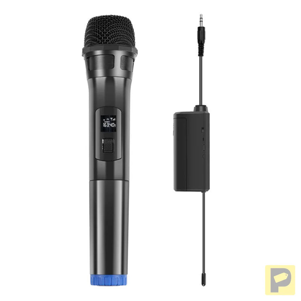 Wireless dynamic microphone 1 to 2 UHF PULUZ PU643 3.5mm