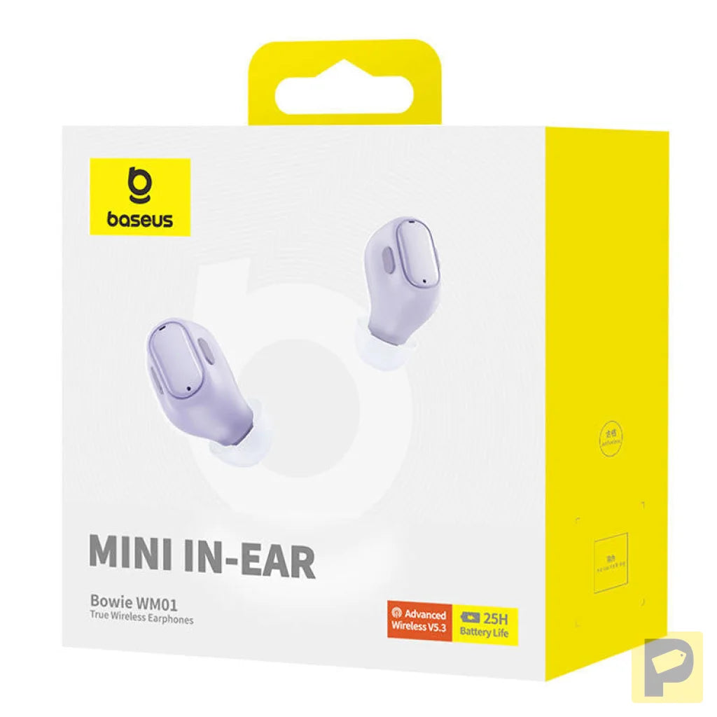 Wireless Earphones Baseus Bowie WM01(Purple)