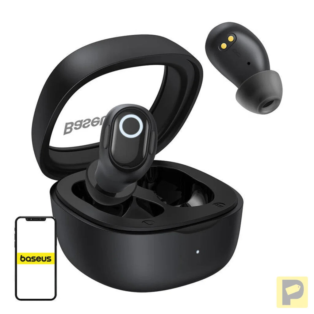 Wireless headphones Baseus Bowie WM02 TWS, Bluetooth 5.0 (black)