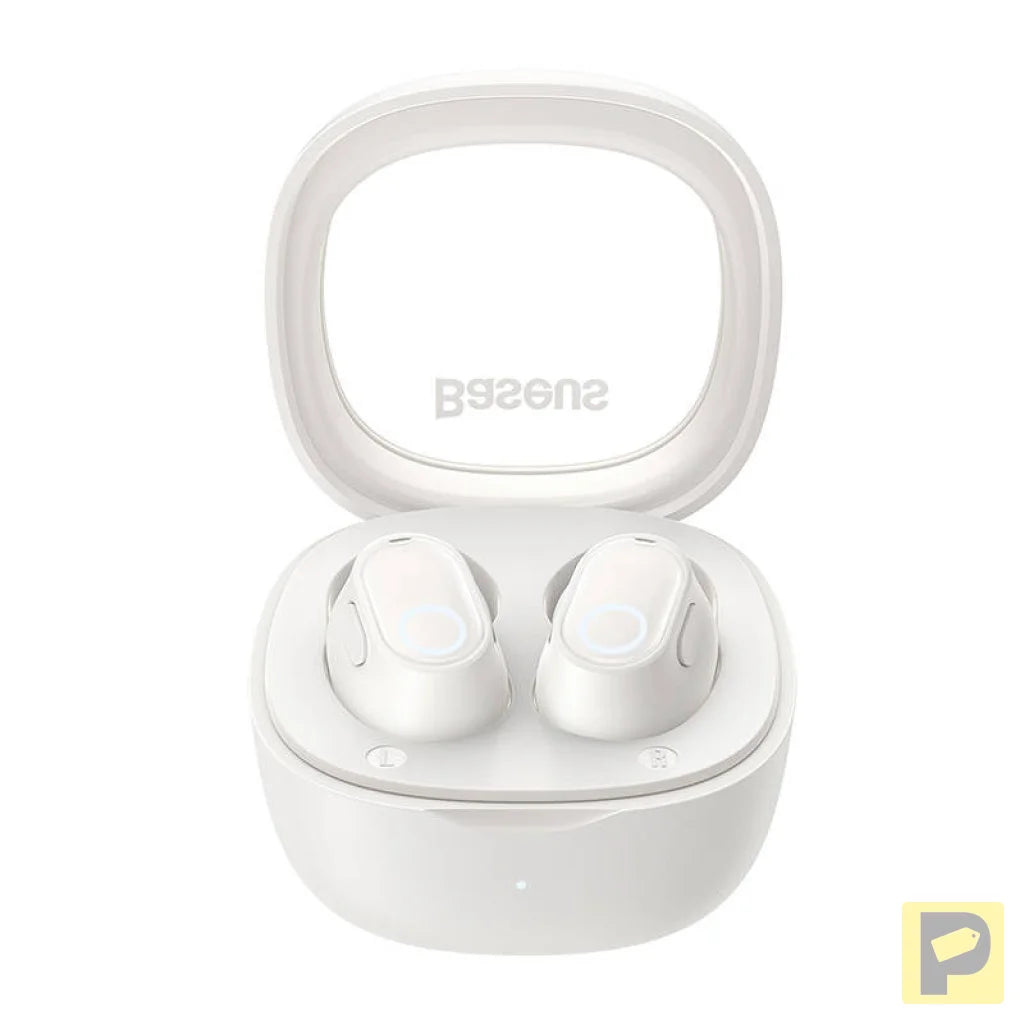 Wireless headphones Baseus Bowie WM02 TWS, Bluetooth 5.0 (white)