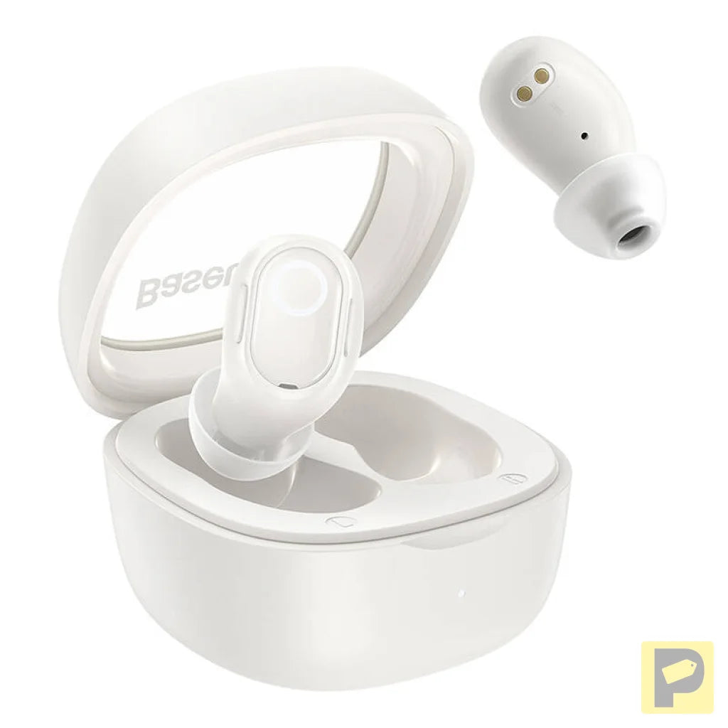Wireless headphones Baseus Bowie WM02 TWS, Bluetooth 5.0 (white) OS