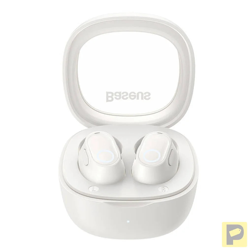 Wireless headphones Baseus Bowie WM02 TWS, Bluetooth 5.0 (white) OS