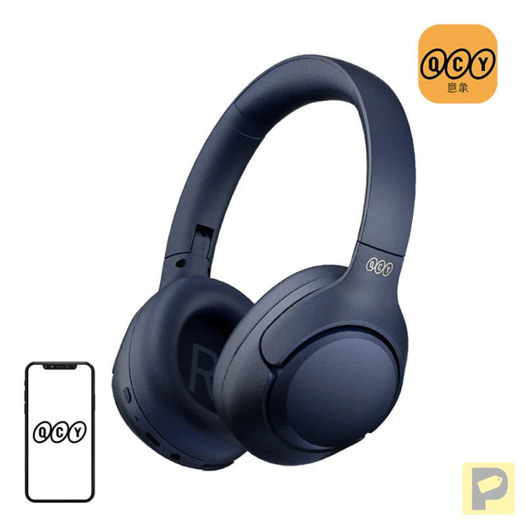 Wireless Headphones QCY H3, ANC (blue)