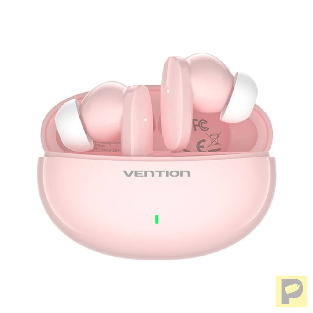 Wireless headphones, Vention, NBFP0, Elf Earbuds E01 (pink)
