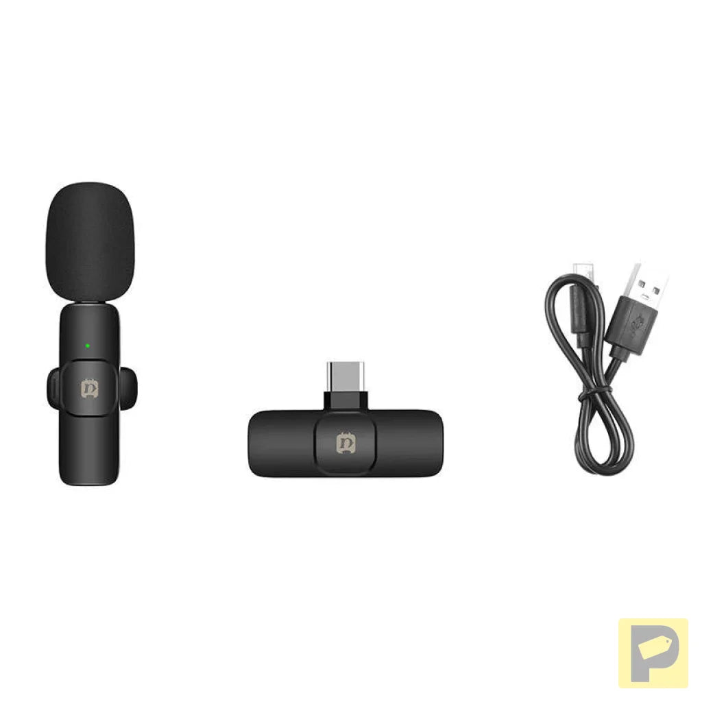 Wireless microphone Puluz PU3151B Lavalier Type C