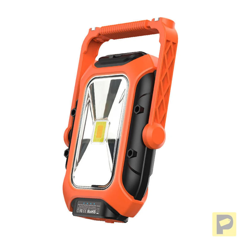 Workshop lamp with solar panel Superfire GM05 - 500 lm, powerbank.