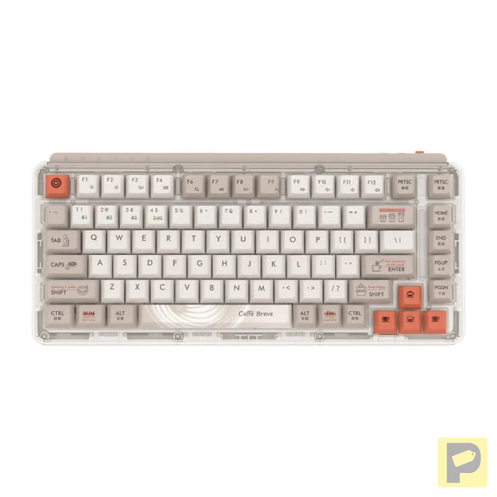 Z830 ProMax MIIIW 2.4G Wireless Keyboard (Coffee)