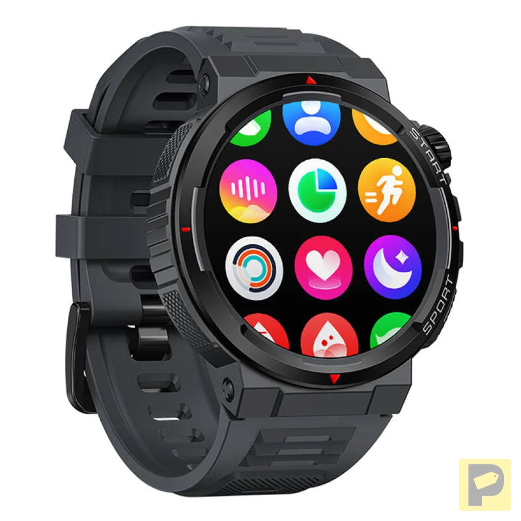 Zeblaze Ares 3 Plus Smartwatch (Black)