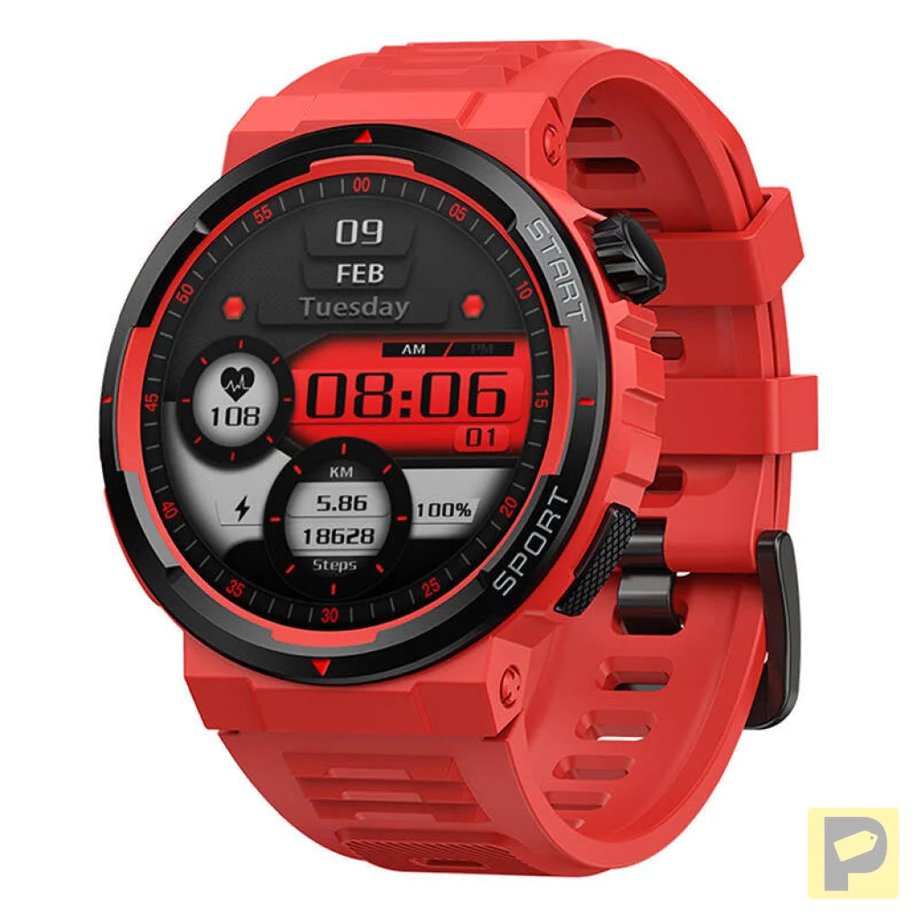 Zeblaze Ares 3 Plus Smartwatch (Red)