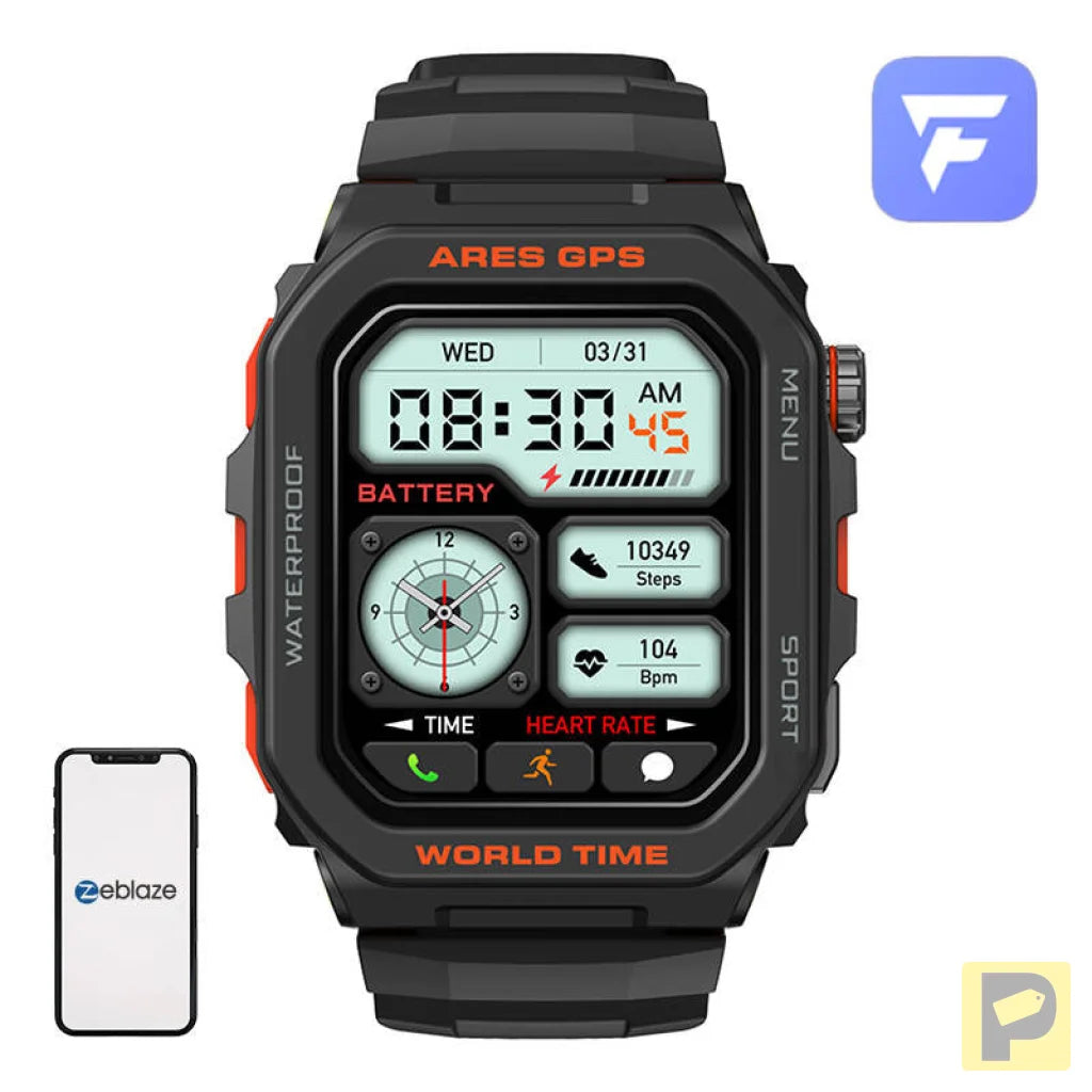 Zeblaze Ares GPS smartwatch (black)