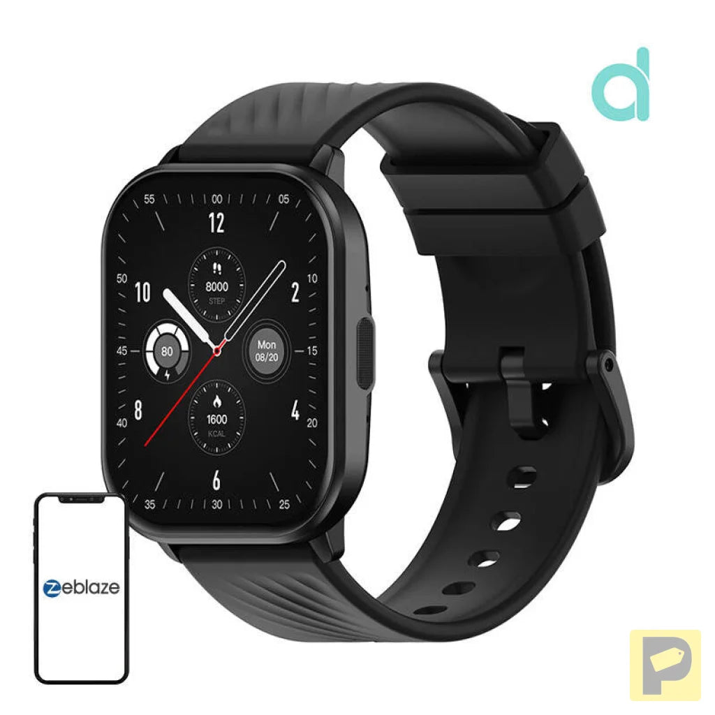 Zeblaze GTS 3 Smartwatch (Black).