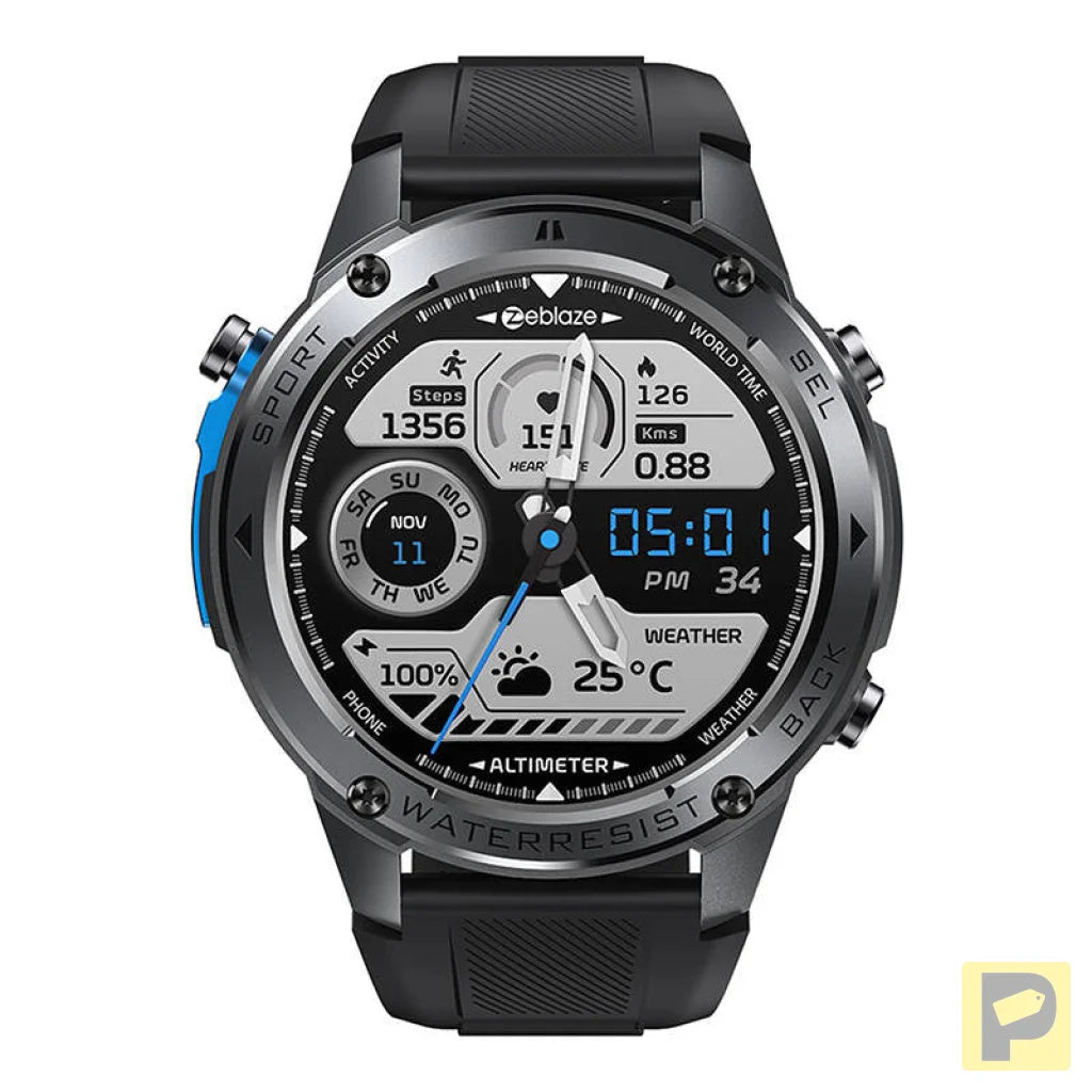 Zeblaze Stratos 2 Ultra Smartwatch (Black)