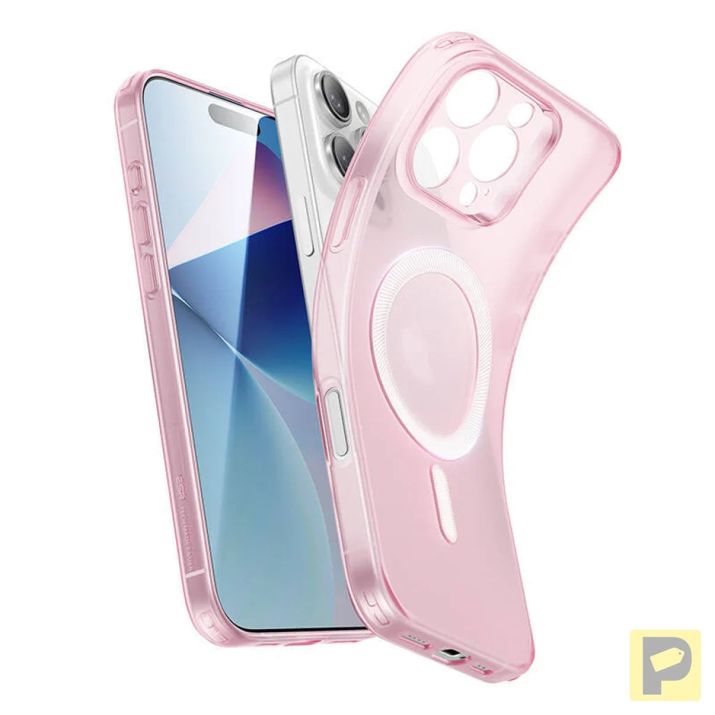 Zero Clear Case (HaloLock) ESR case for iPhone 16 Pro Max (pink)