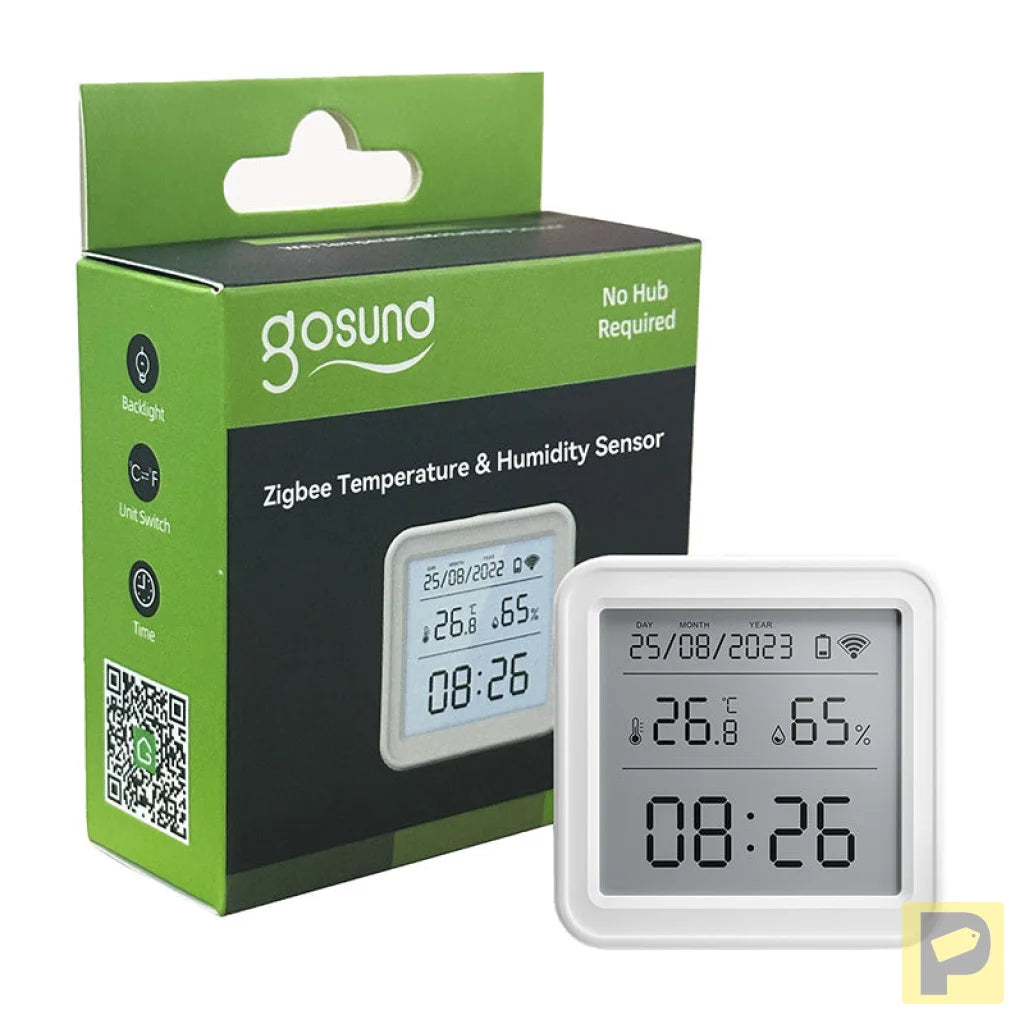 Zigbee Gosund ST17 LCD smart temperature and humidity sensor Tuya